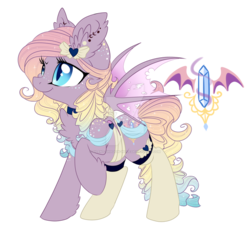 Size: 1024x944 | Tagged: safe, artist:pvrii, oc, oc only, oc:opalescent trance, bat pony, pony, clothes, simple background, solo, stockings, transparent background, watermark