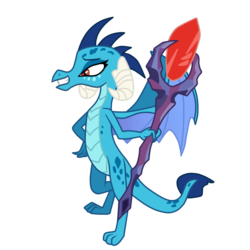 Size: 894x894 | Tagged: safe, artist:topaz7373, princess ember, dragon, g4, gauntlet of fire, bloodstone scepter, dragon lord ember, dragoness, female, simple background, solo, transparent background, vector