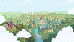 Size: 1280x720 | Tagged: safe, screencap, g4, background, ponyville