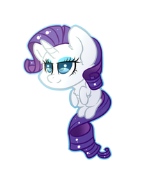 Size: 1500x1700 | Tagged: safe, artist:vincher, rarity, g4, chest fluff, female, missing cutie mark, simple background, solo