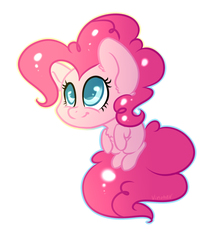 Size: 1500x1700 | Tagged: safe, artist:vincher, pinkie pie, g4, chest fluff, female, missing cutie mark, simple background, solo