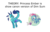 Size: 950x600 | Tagged: safe, artist:lullabyprince, artist:xkappax, artist:yupinapegasus, edit, princess ember, oc, oc:dim sum the dragon, dracony, dragon, hybrid, g4, gauntlet of fire, my little pony: friendship is magic, dragoness, engrish, female, simple background, theory, white background