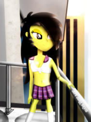 Size: 1536x2048 | Tagged: safe, artist:jefejuandavid, oc, oc only, oc:andrea millonarios fc, equestria girls, g4, armpits, equestria girls-ified, solo