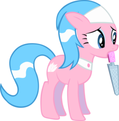 Size: 1962x2000 | Tagged: safe, artist:spaceponies, aloe, earth pony, pony, g4, female, nail file, simple background, solo, transparent background, vector