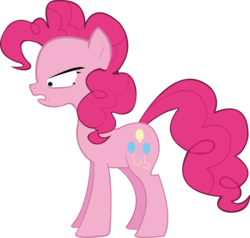 Size: 2097x2000 | Tagged: safe, artist:spaceponies, pinkie pie, g4, angry, female, simple background, solo, transparent background, vector