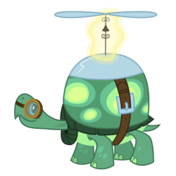 Size: 3500x3500 | Tagged: safe, artist:djdavid98, tank, tortoise, g4, just for sidekicks, .ai available, animal, goggles, high res, magic, male, pet, simple background, solo, transparent background, vector