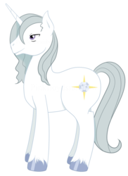 Size: 763x1048 | Tagged: safe, artist:pinkfloydsrainbow, oc, oc only, oc:diamond dust, crack shipping, offspring, parent:maud pie, parent:prince blueblood, parents:maudblood, simple background, solo, transparent background, vector