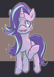 Size: 800x1127 | Tagged: safe, artist:tyuubatu, starlight glimmer, g4, bags under eyes, female, solo, sweatdrop