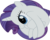 Size: 2000x1592 | Tagged: safe, artist:bluetech, rarity, pony, g4, the gift of the maud pie, .svg available, curled up, cute, female, happy, inkscape, mare, meme, rariball, simple background, smiling, solo, this isn't even my final form, transparent background, vector