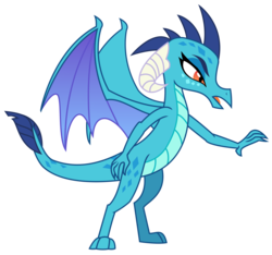 Size: 2800x2625 | Tagged: safe, artist:sketchmcreations, princess ember, dragon, g4, gauntlet of fire, dragoness, female, high res, inkscape, open mouth, simple background, solo, transparent background, vector