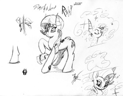 Size: 3285x2549 | Tagged: safe, artist:marvelousqueen, rarity, g4, fanfic art, female, high res, monochrome, solo