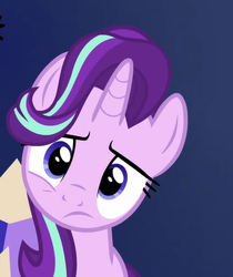 Size: 388x461 | Tagged: safe, screencap, starlight glimmer, g4, the crystalling, confused, female, solo