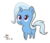 Size: 463x402 | Tagged: safe, artist:noxdrachen, trixie, pony, unicorn, g4, chibi, cute, diatrixes, female, mare, solo