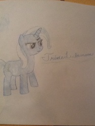 Size: 720x960 | Tagged: safe, artist:kel-lah-keyd, trixie, pony, unicorn, g4, female, mare, sketch, solo