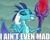 Size: 625x500 | Tagged: safe, screencap, princess ember, dragon, g4, gauntlet of fire, bloodstone scepter, caption, dragon lord ember, eyes closed, female, grin, i ain't even mad, image macro, meme, reaction image, solo