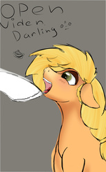 Size: 1600x2600 | Tagged: safe, artist:chapaevv, applejack, rarity, g4, apple, female, food, lesbian, offscreen character, ship:rarijack, shipping