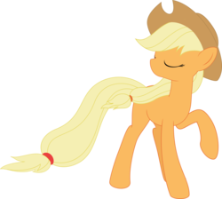 Size: 6000x5385 | Tagged: safe, artist:vulthuryol00, applejack, g4, absurd resolution, female, simple background, solo, transparent background, vector