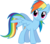 Size: 7000x6129 | Tagged: safe, artist:vulthuryol00, rainbow dash, boast busters, g4, my little pony: friendship is magic, .svg available, absurd resolution, female, simple background, solo, spread wings, transparent background, vector