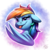 Size: 700x700 | Tagged: safe, artist:tsitra360, rainbow dash, pegasus, pony, g4, female, mare, solo, tongue out