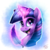 Size: 700x700 | Tagged: safe, artist:tsitra360, twilight sparkle, pony, unicorn, g4, bust, cute, daaaaaaaaaaaw, female, glowing horn, horn, magic, mare, open mouth, portrait, quill, smiling, solo