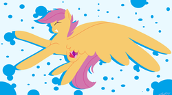 Size: 3520x1960 | Tagged: safe, artist:lovestar124, scootaloo, g4, cutie mark, female, solo, the cmc's cutie marks