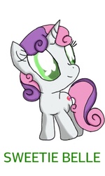Size: 261x436 | Tagged: safe, artist:lucarioknight1999, sweetie belle, g4, cutie mark, female, simple background, solo, the cmc's cutie marks, white background