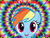 Size: 800x600 | Tagged: safe, derpibooru exclusive, rainbow dash, derpibooru, g4, bicycle day, drugs, lsd, meta, psychedelic