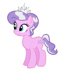 Size: 964x1125 | Tagged: safe, artist:colacat8018, diamond tiara, g4, female, older, simple background, solo, transparent background