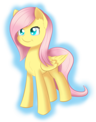 Size: 1024x1303 | Tagged: safe, artist:dusthiel, fluttershy, g4, alternate hairstyle, chest fluff, female, puffy cheeks, simple background, solo, transparent background