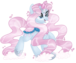 Size: 3000x2500 | Tagged: safe, artist:crystal-tranquility, oc, oc only, oc:quartz prism, original species, pond pony, pony, female, high res, mare, simple background, solo, transparent background