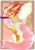 Size: 1280x1810 | Tagged: safe, artist:katrittaja, sci-twi, sunset shimmer, twilight sparkle, equestria girls, g4, my little pony equestria girls: friendship games, daydream shimmer, flower, midnight sparkle, modern art, nouveau, offscreen character, sleeping, solo focus, watermark