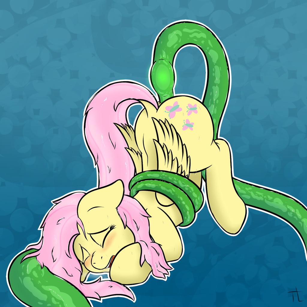 messy mane, nose wrinkle, oviposition, sex, solo, solo female, sweat, <b>tenta...</b>