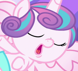 Size: 394x360 | Tagged: safe, screencap, princess flurry heart, g4, the crystalling, cuddly, cute, cuteness overload, daaaaaaaaaaaw, flurrybetes, sleepy, tired, yawn