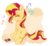 Size: 1594x1471 | Tagged: safe, artist:puetsua, sunset shimmer, pony, unicorn, g4, cute, earbuds, eyes closed, female, mare, mp3 player, shimmerbetes, sitting, solo