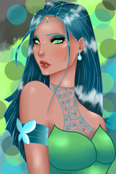 Size: 675x1012 | Tagged: safe, artist:nevera573, queen chrysalis, human, g4, female, humanized, solo