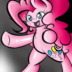 Size: 2000x2000 | Tagged: safe, artist:psicarii, pinkie pie, g4, female, high res, solo