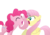 Size: 3311x2339 | Tagged: safe, artist:kehrminator, fluttershy, pinkie pie, g4, high res, shout, simple background, startled, transparent background, vector