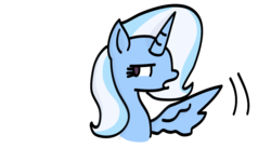 Size: 1012x554 | Tagged: safe, artist:adventure-gal, trixie, alicorn, pony, g4, alicornified, female, race swap, sketch, solo, trixiecorn