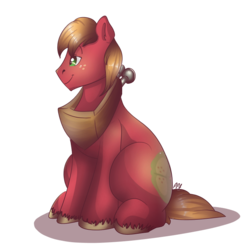 Size: 800x800 | Tagged: safe, artist:pega-pony-art, big macintosh, earth pony, pony, g4, male, solo, stallion