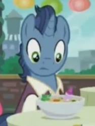 Size: 394x524 | Tagged: safe, screencap, waxton, g4, the gift of the maud pie, crayon, food, soup
