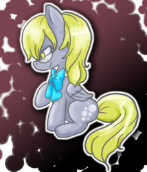 Size: 934x1091 | Tagged: safe, artist:cloverminto, derpy hooves, pegasus, pony, g4, discordant derpy, discorded, female, mare, solo