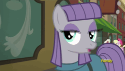 Size: 480x270 | Tagged: safe, screencap, maud pie, pinkie pie, g4, the gift of the maud pie, active stretch, animated, discovery family logo, female, flexible, hug, party cannon, sibling love, siblings, sisterly love, sisters, smiling, when she smiles
