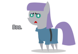 Size: 600x419 | Tagged: safe, artist:estories, maud pie, g4, boo, pointy ponies