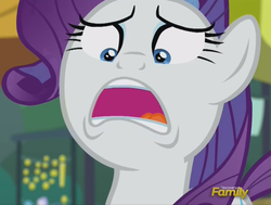 Size: 920x696 | Tagged: safe, screencap, rarity, g4, the gift of the maud pie, cropped, discovery family logo, exploitable