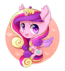 Size: 1000x1084 | Tagged: safe, artist:orauraa, princess cadance, g4, chibi, female, solo