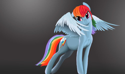 Size: 5200x3080 | Tagged: safe, artist:lunebat, rainbow dash, g4, abstract background, female, solo