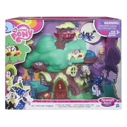 Size: 650x650 | Tagged: safe, owlowiscious, star swirl the bearded, twilight sparkle, zecora, zebra, g4, alternate hairstyle, clothes, costume, doll, friendship is magic collection, golden oaks library, nightmare night, toy