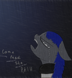 Size: 932x1000 | Tagged: safe, artist:eduardo-rivera, oc, oc only, oc:nightcall, anthro, crying, solo