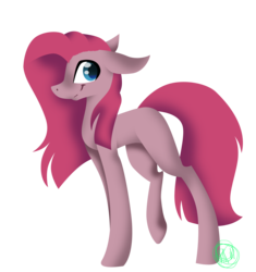 Size: 1600x1700 | Tagged: safe, artist:immagoddampony, pinkie pie, g4, female, lineless, pinkamena diane pie, solo