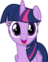 Size: 3969x5067 | Tagged: safe, artist:anonshy, artist:aureai, twilight sparkle, alicorn, pony, g4, gauntlet of fire, .svg available, cute, eye shimmer, female, happy, looking at you, mare, open mouth, simple background, smiling, solo, transparent background, twiabetes, twilight sparkle (alicorn), vector